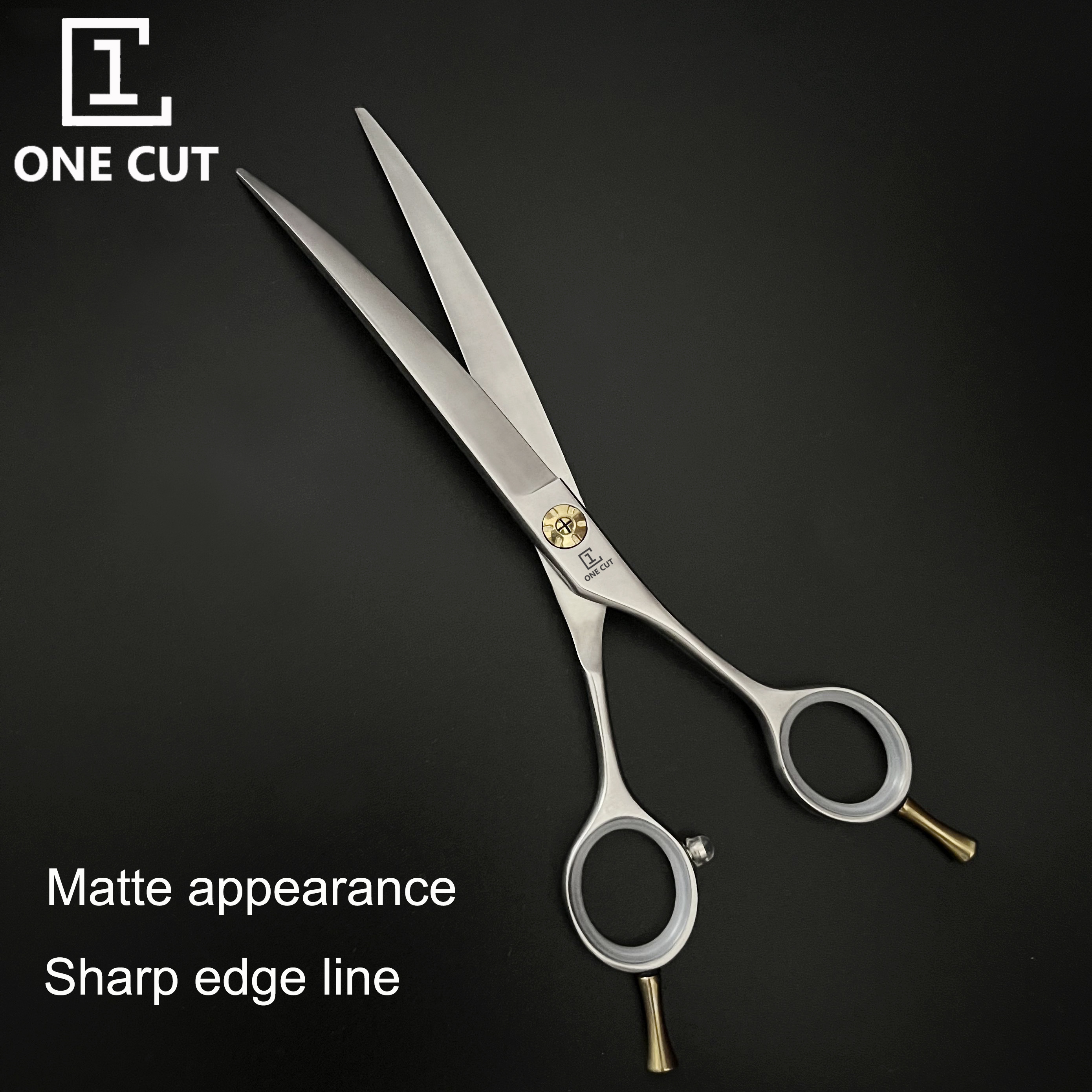 Classic Pet Shears Curved Angle Professional Pet Grooming Scissors Fine Cutting