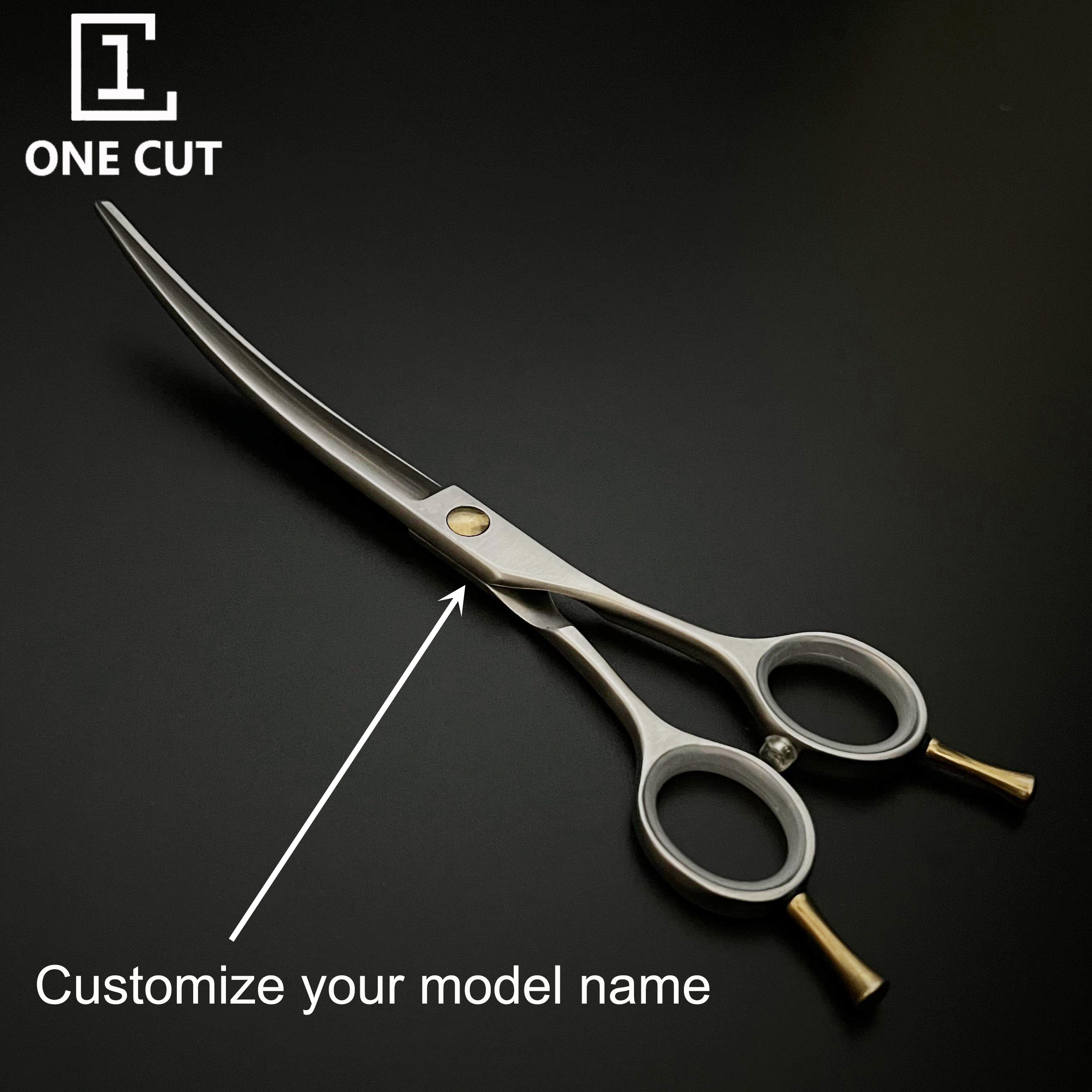 Classic Pet Shears Curved Angle Professional Pet Grooming Scissors Fine Cutting