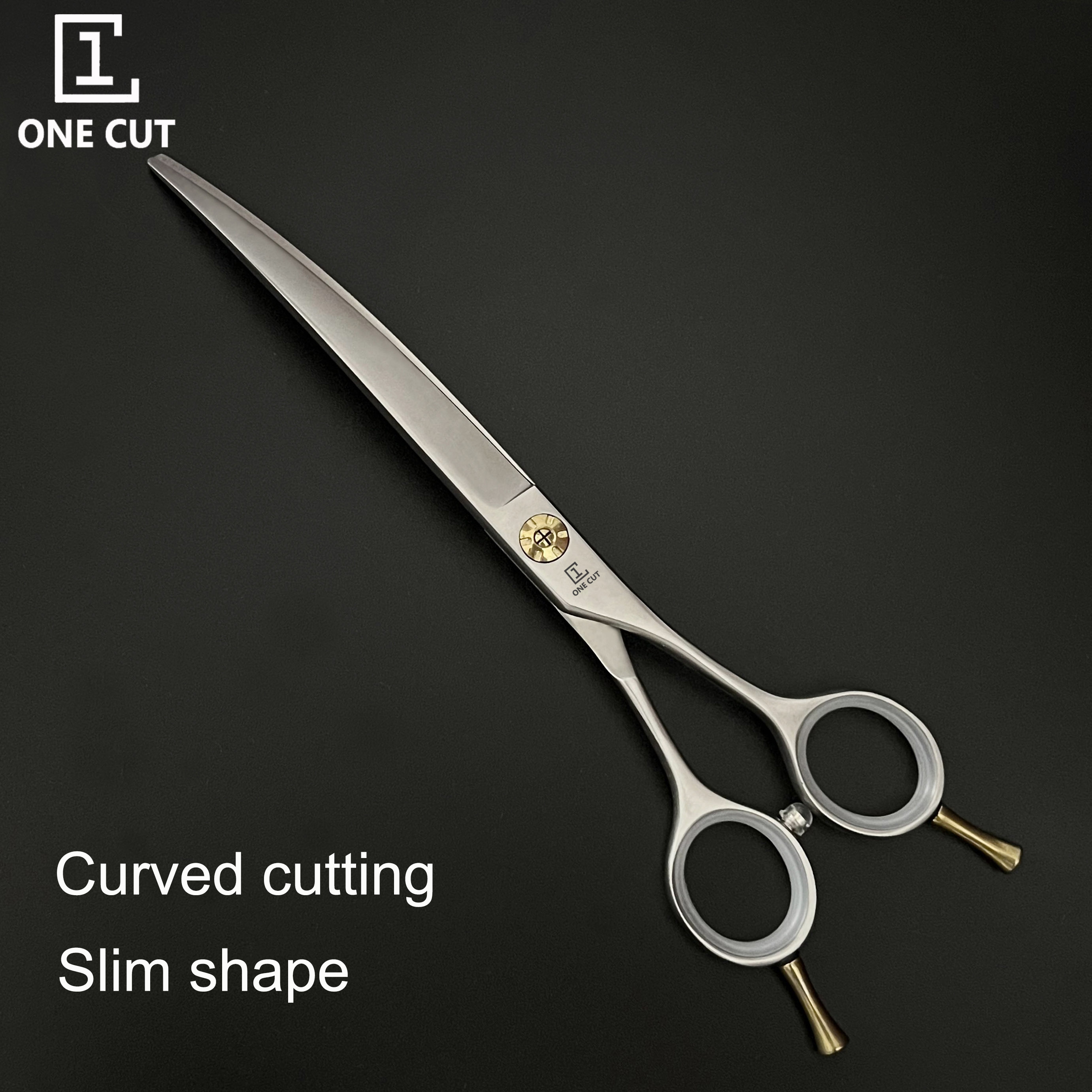 Classic Pet Shears Curved Angle Professional Pet Grooming Scissors Fine Cutting