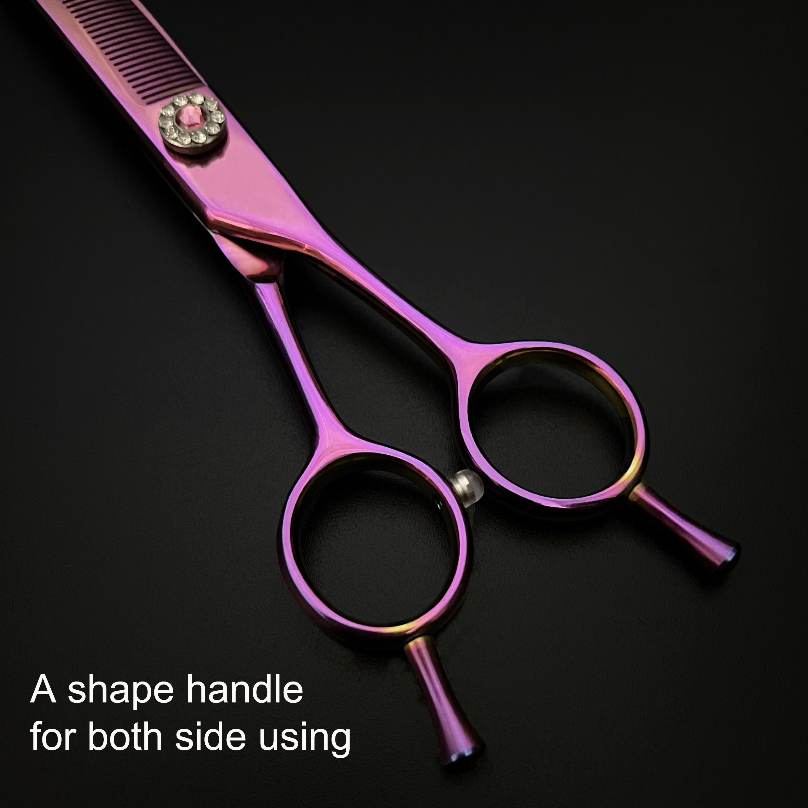 7 Inch Thinning Pet Grooming Scissors Curved Thinners Curved Blade Dog Scissors