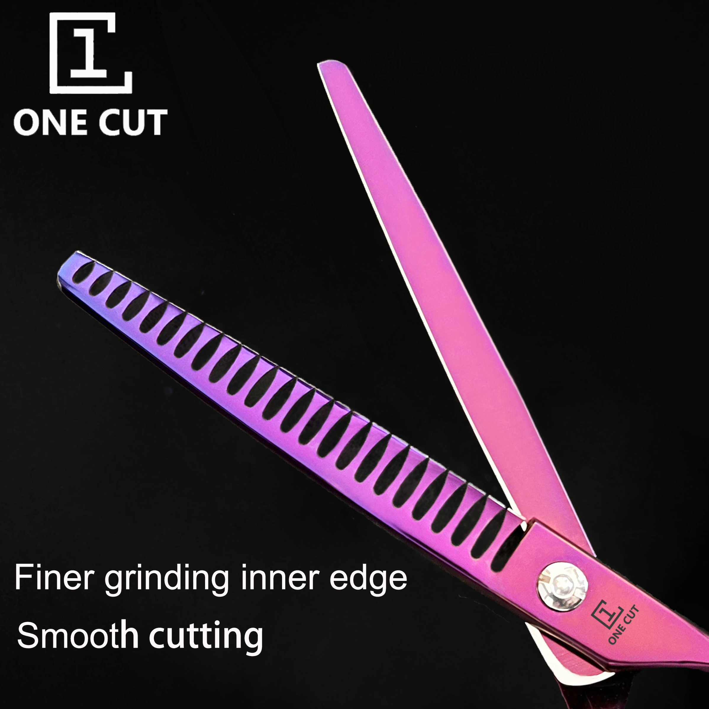 7.5 Inch 24 Teeth Professional Chunker Thinning Dog Pet Shears Grooming Scissors