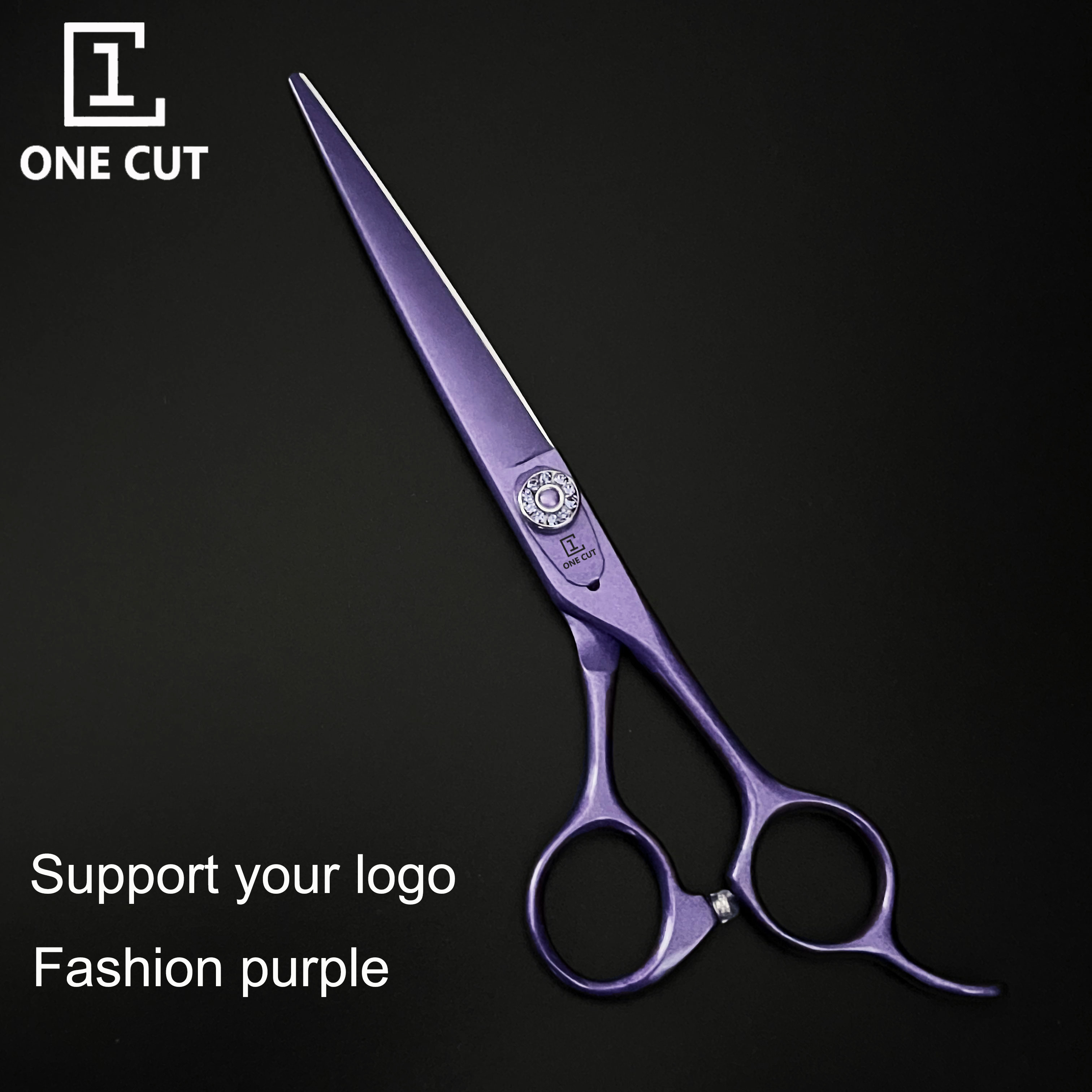 Straight Professional Dog Scissors 7 Inch Strong Cutting Pet Shears Grooming Scissors