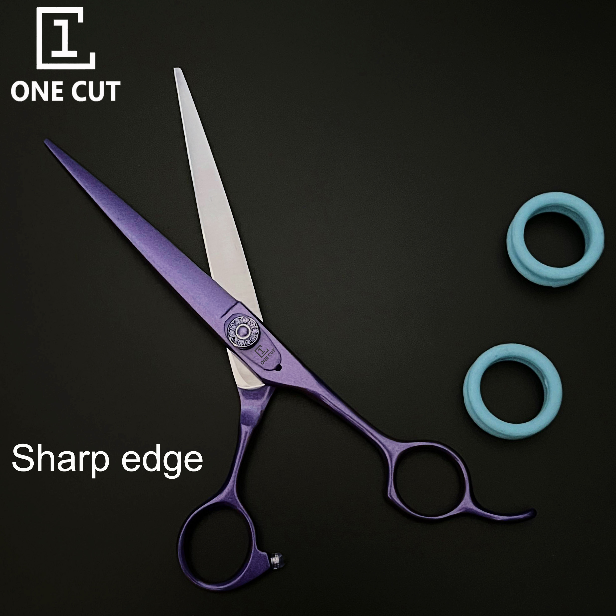 Straight Professional Dog Scissors 7 Inch Strong Cutting Pet Shears Grooming Scissors
