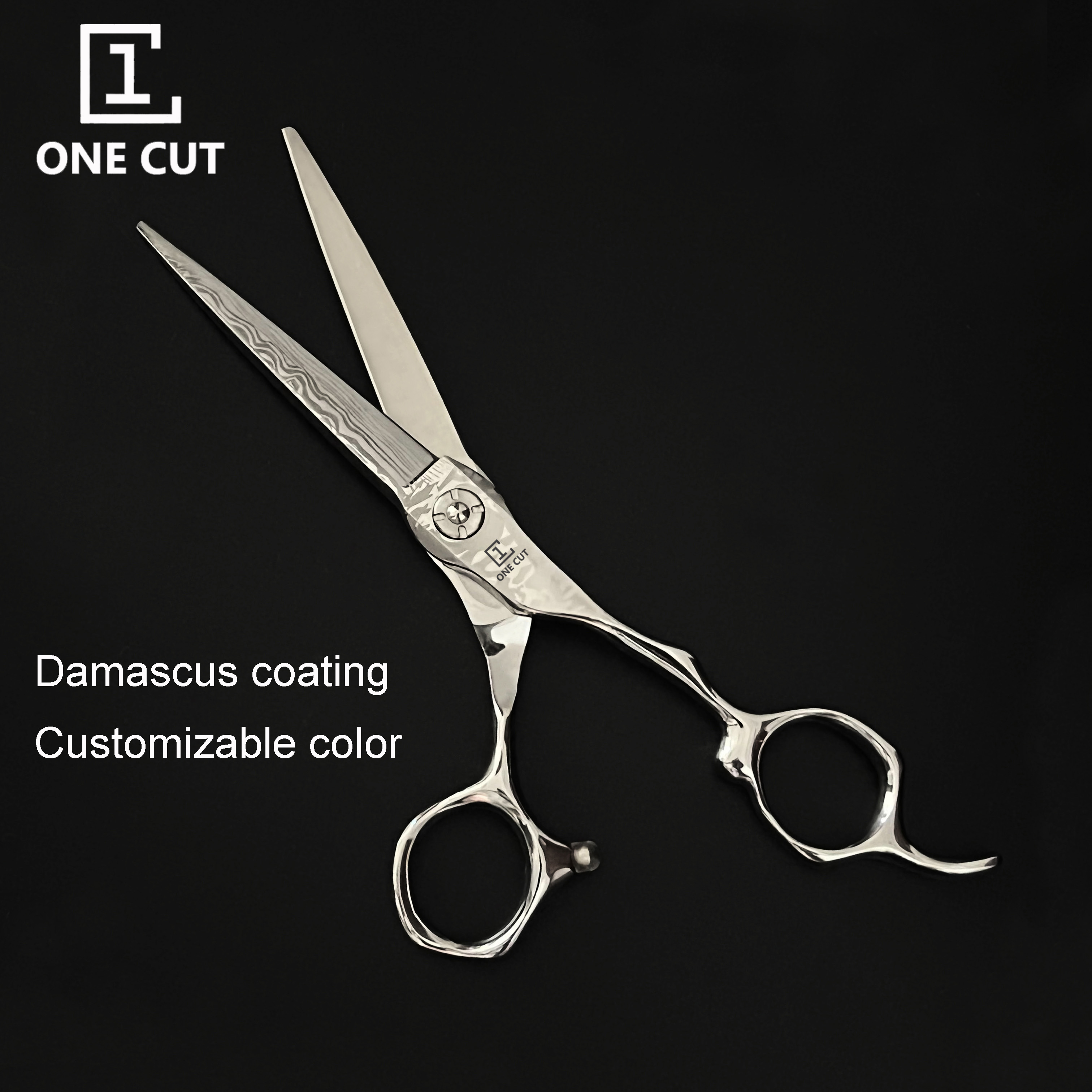 Damascus Coated Professional Hair Scissors 6 Inch For Barber Scissors Hairdressing