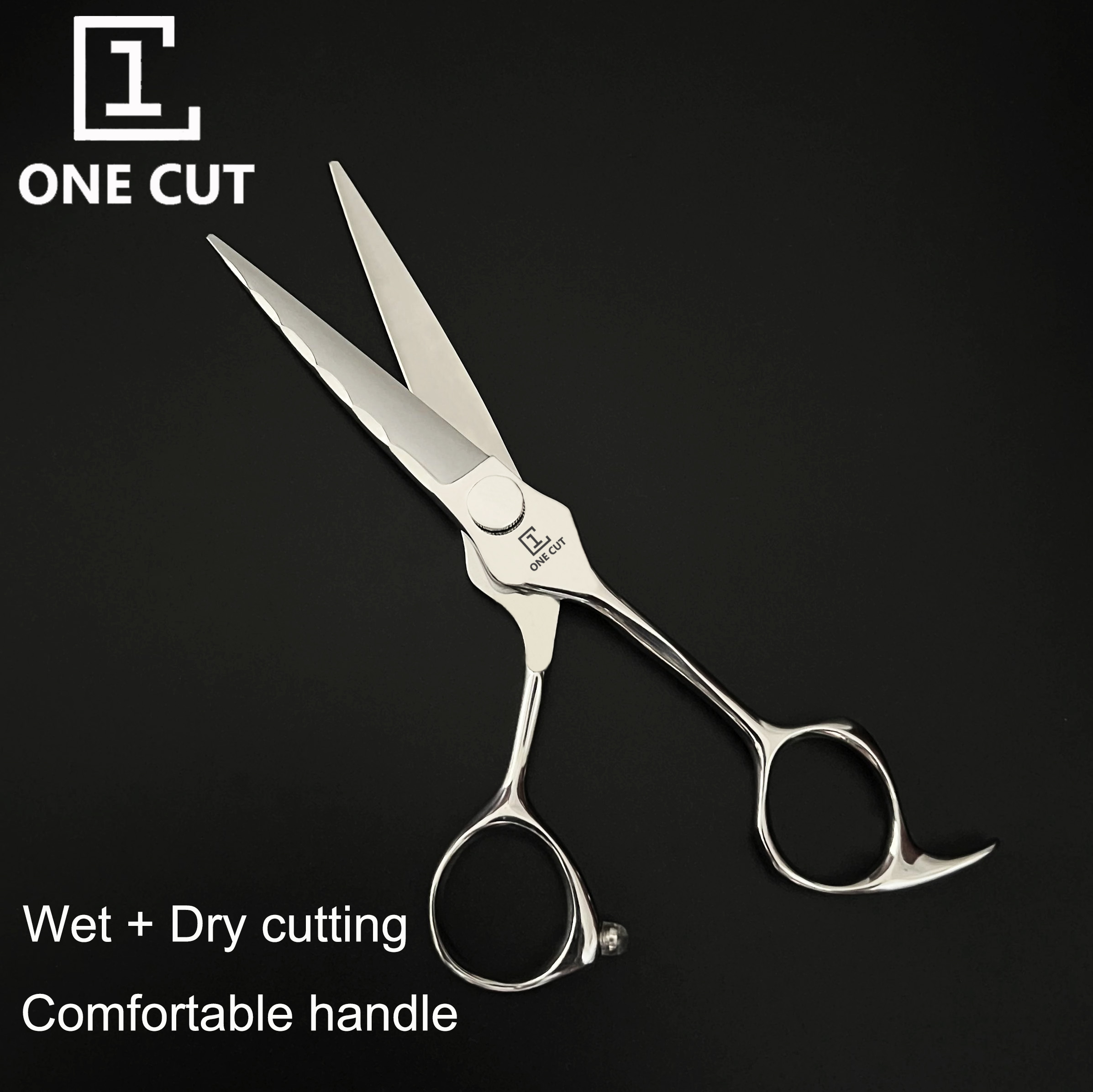 Wet Dry Cutting Professional Hair Scissors 6 Inch Japan 440C Hair Cutting Scissors