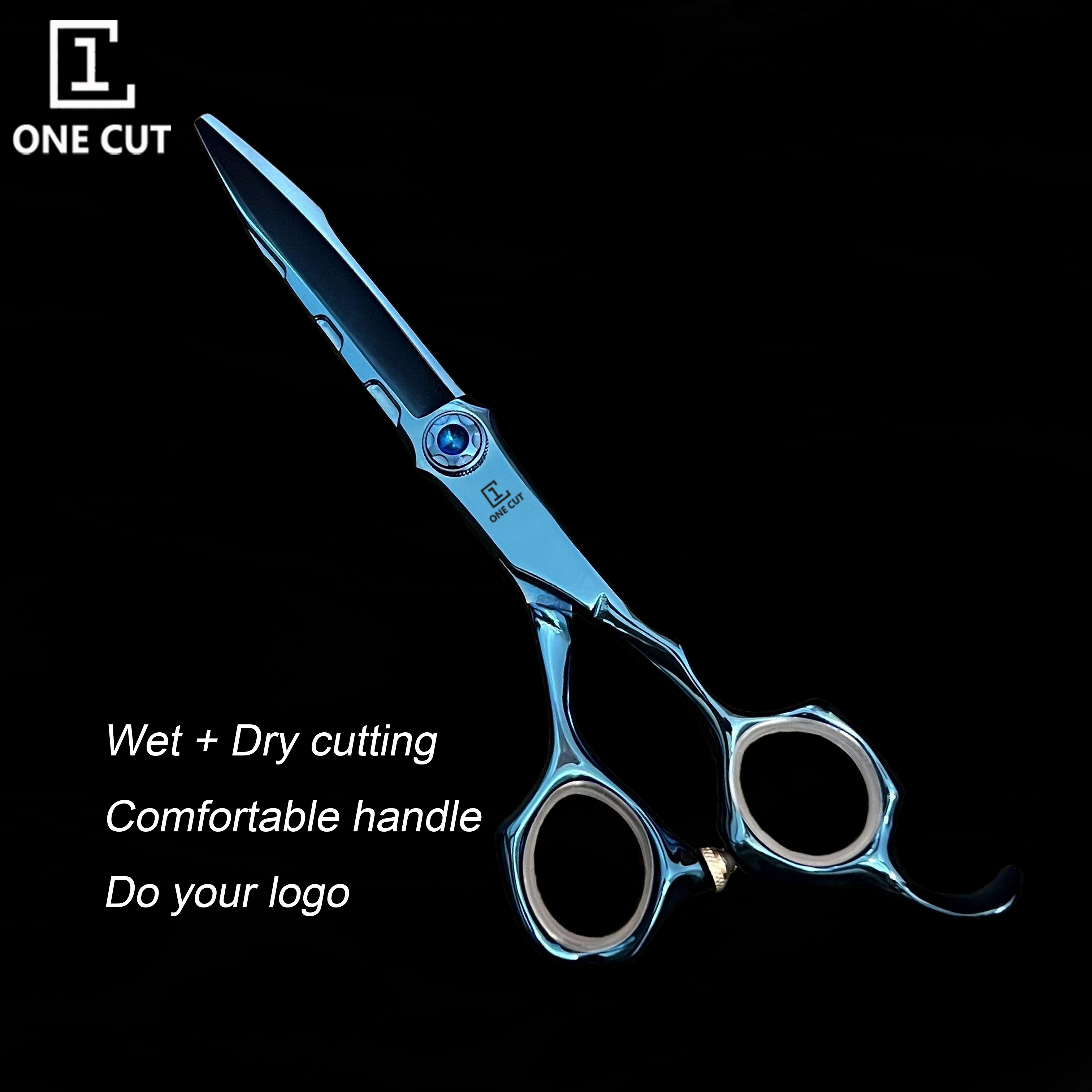 High Grade Blue Coated VG10 Scissors 6 Inch Professional Scissors Hair Cutting