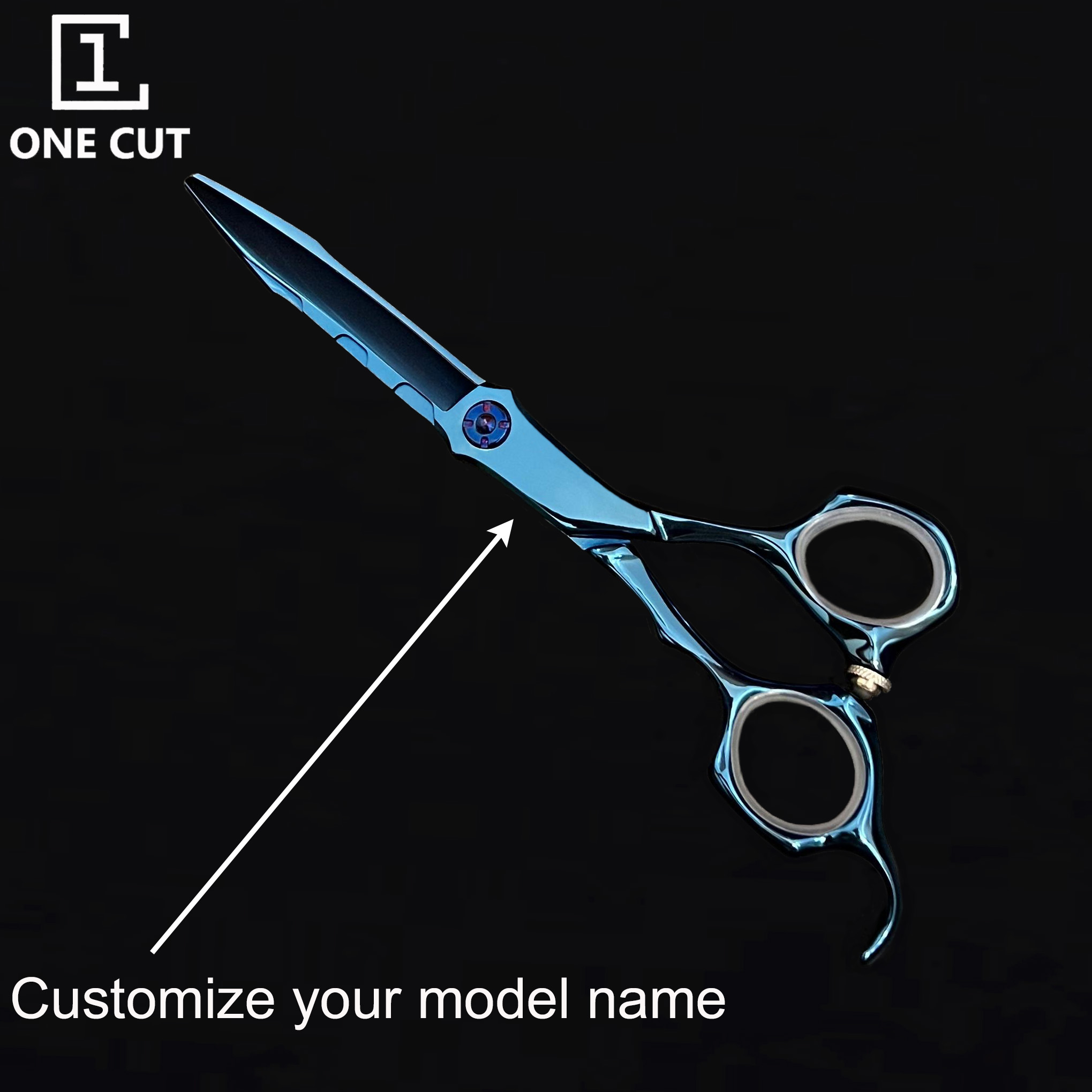 High Grade Blue Coated VG10 Scissors 6 Inch Professional Scissors Hair Cutting