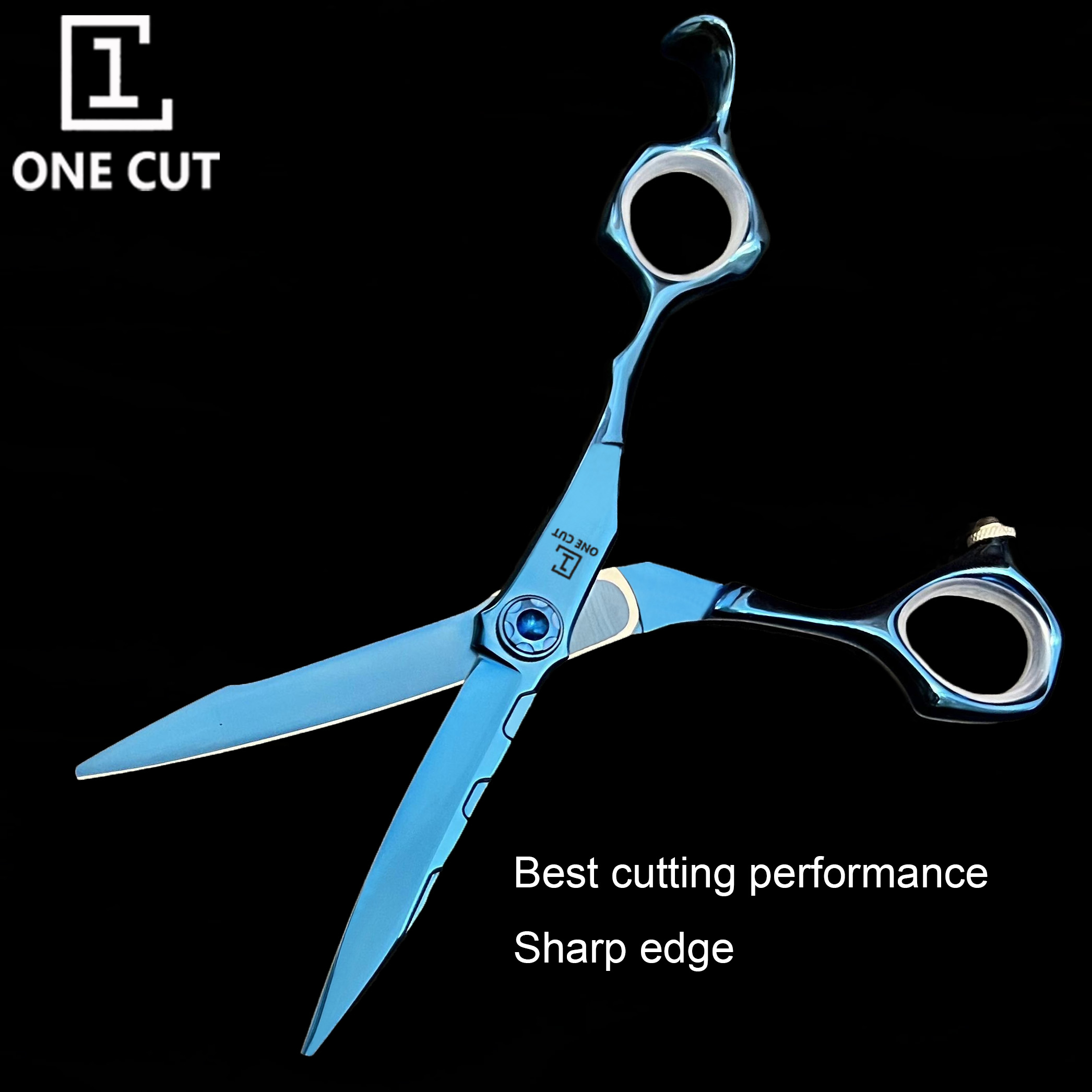 High Grade Blue Coated VG10 Scissors 6 Inch Professional Scissors Hair Cutting