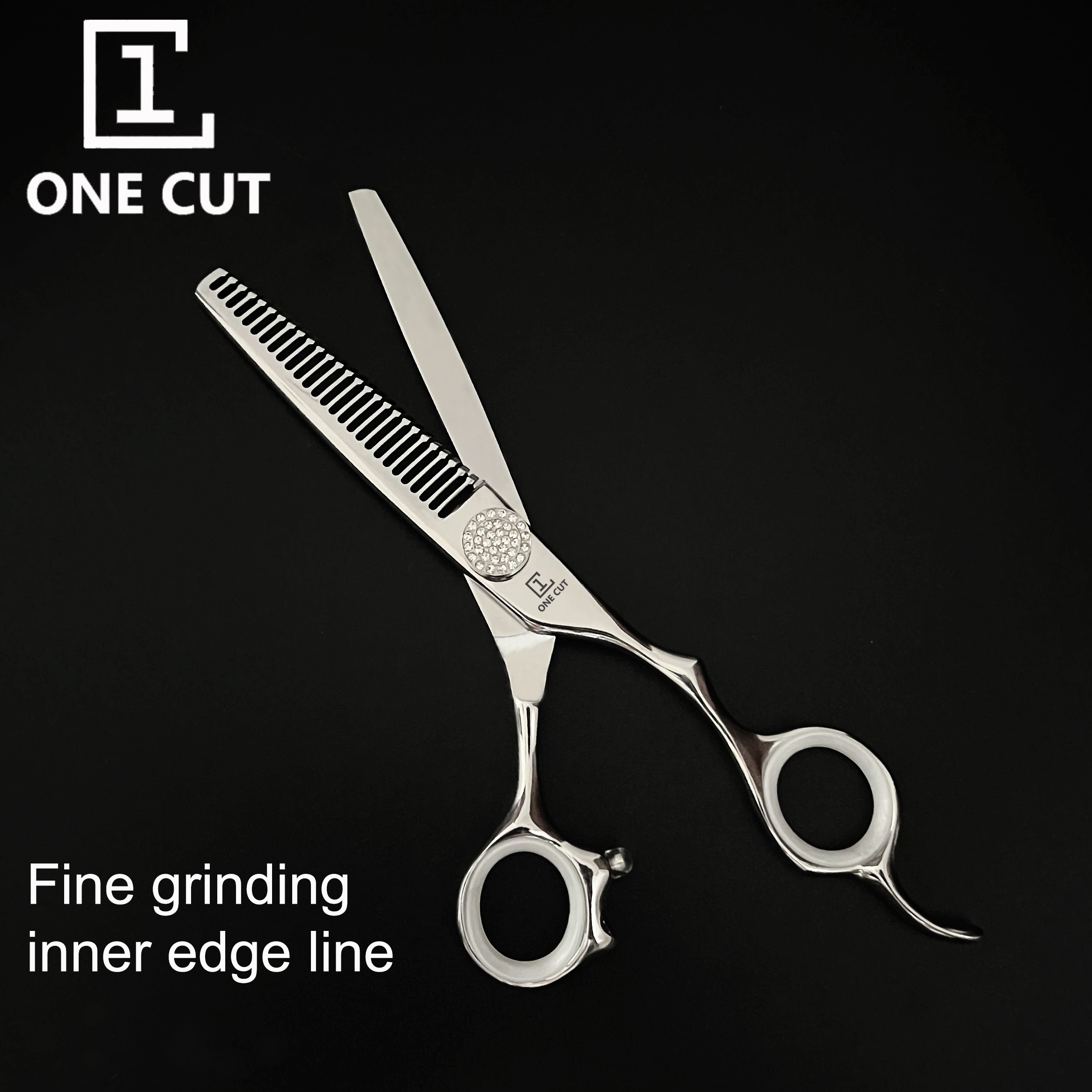 VG10 Steel Chunker Teeth Professional Scissors Hair 6 Inch Barber Scissors
