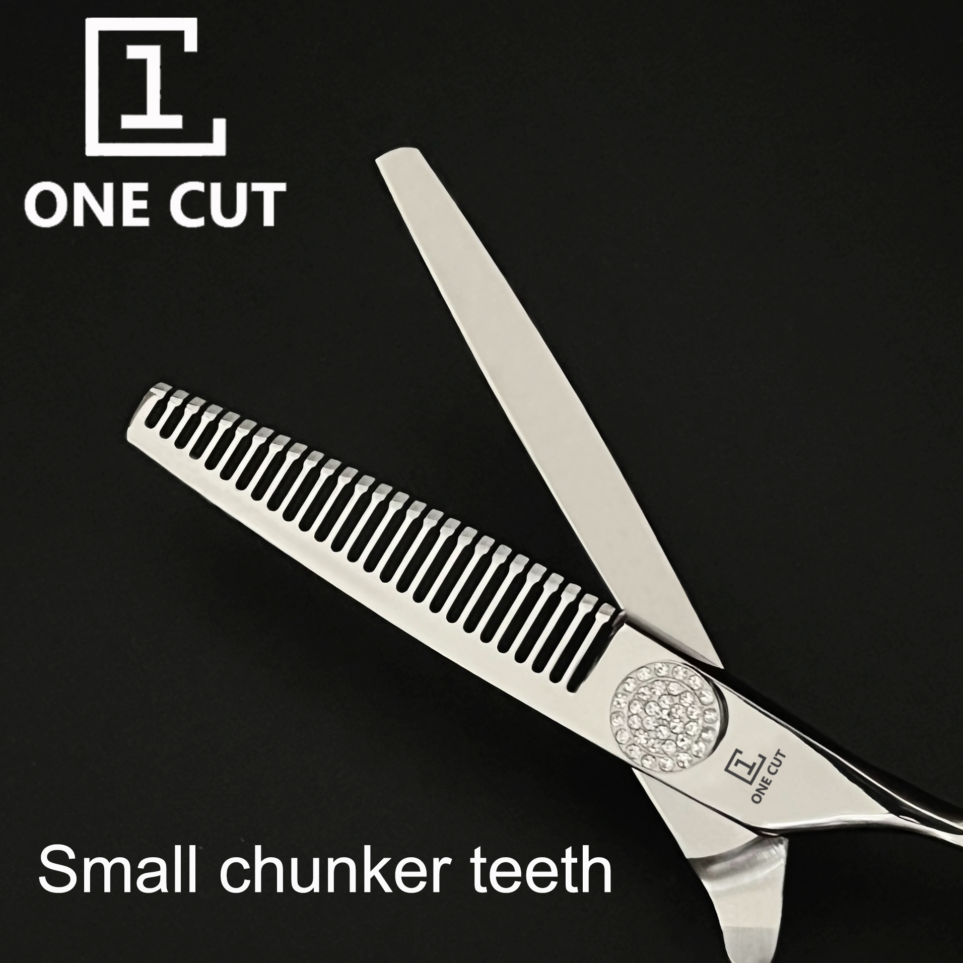 VG10 Steel Chunker Teeth Professional Scissors Hair 6 Inch Barber Scissors
