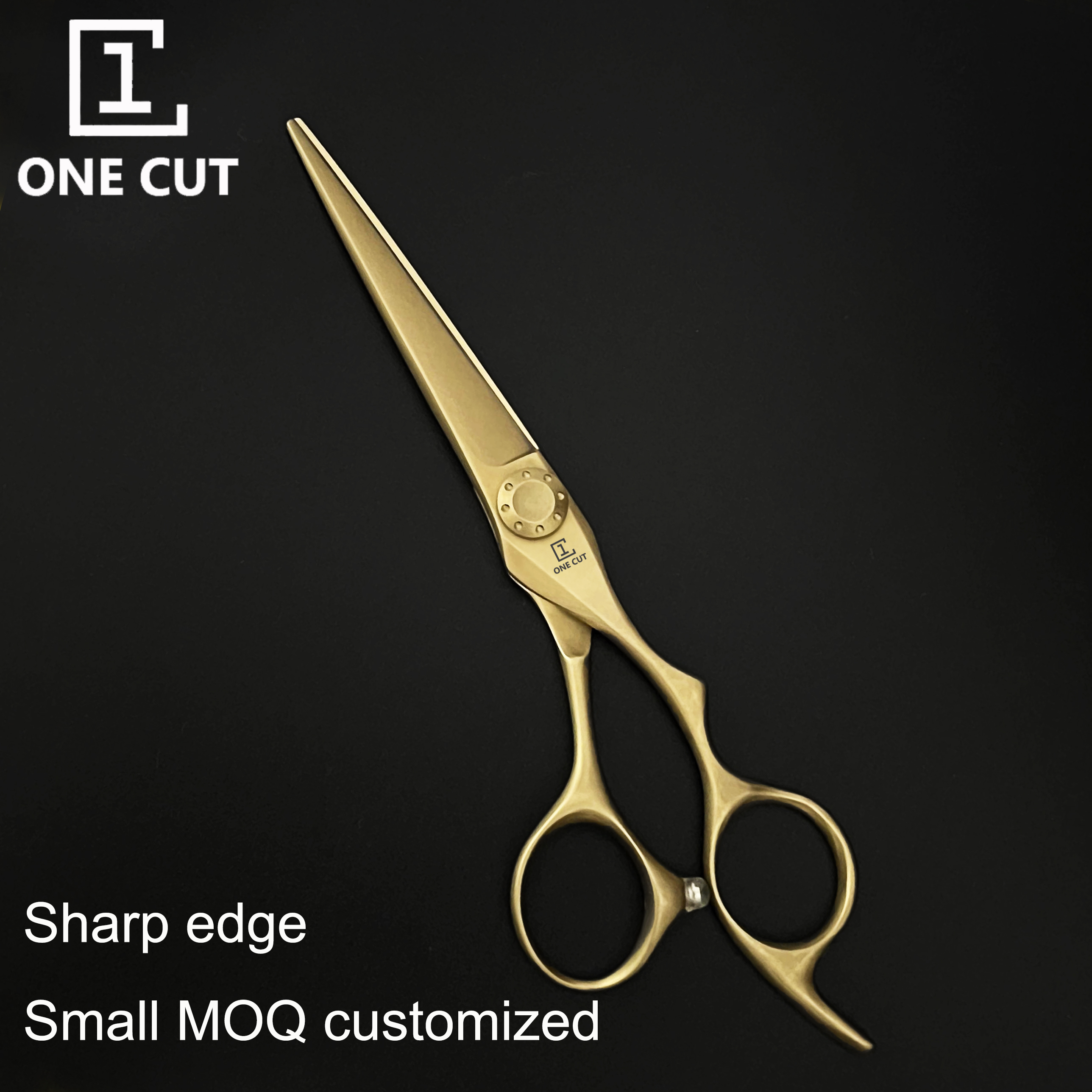 Japan 440C Steel Barber Scissors Japanese Style Customizable Hair Scissors