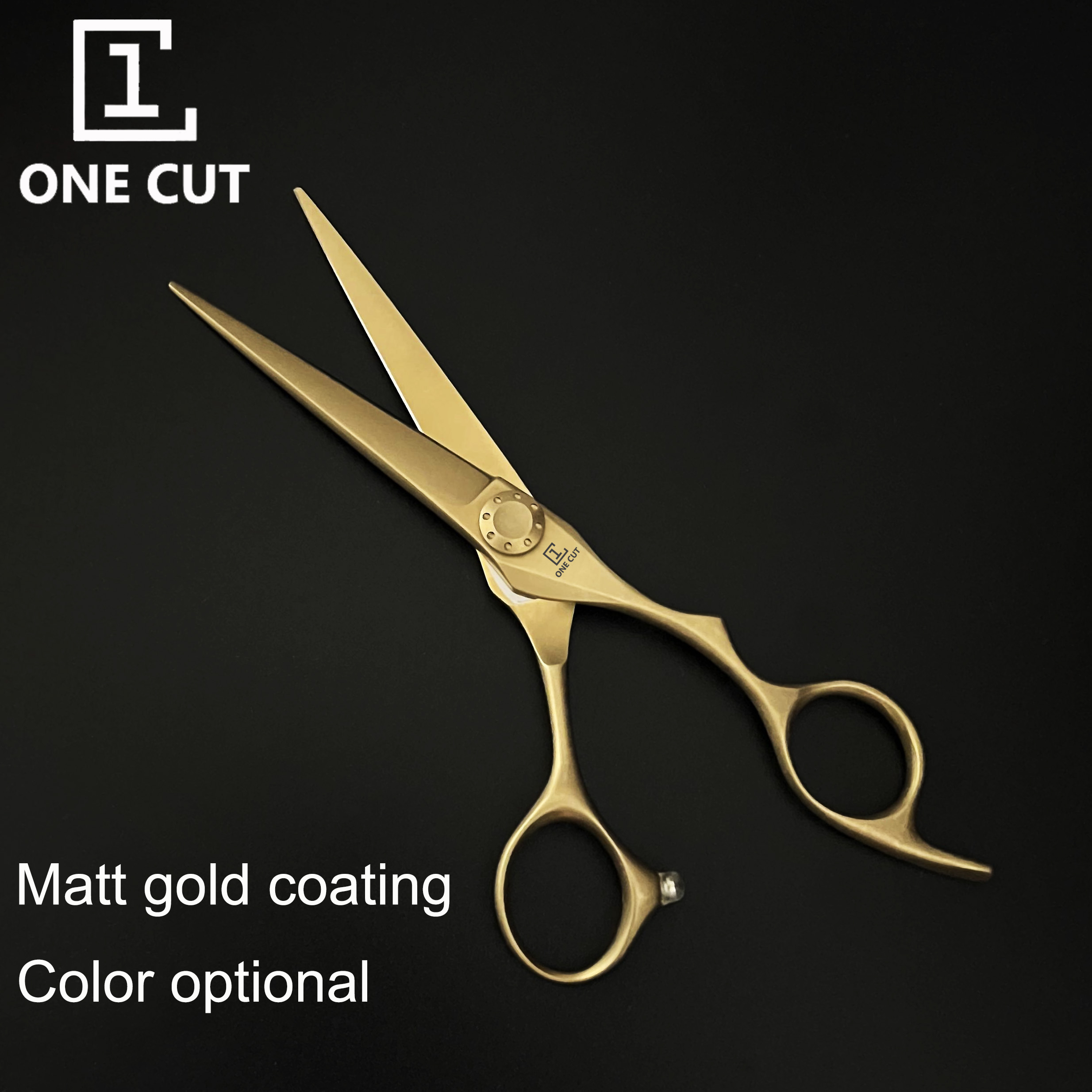 Japan 440C Steel Barber Scissors Japanese Style Customizable Hair Scissors