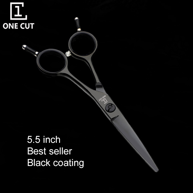Titanium Coating Black Mini Size 5.5 Popular Barber Professional Scissors Hair