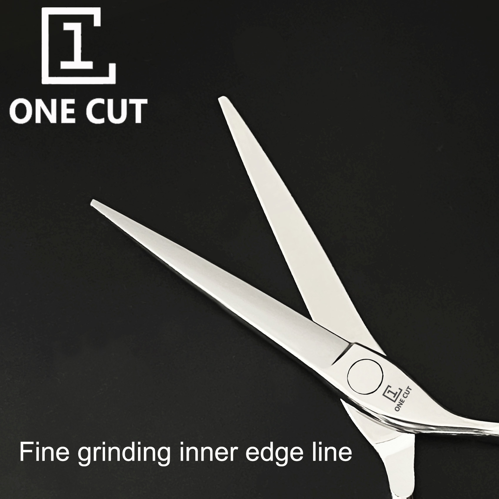 Slim Blade Japan 440C Steel Japanese Style Barber Hair Cutting Scissors 6 Inch Scissors